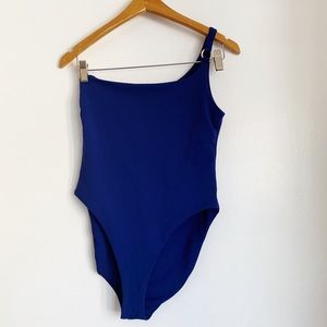Louisa Ballou One Shoulder One Piece Swimsuit Nwot $320